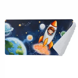 Bath Mat Rocket Ship
